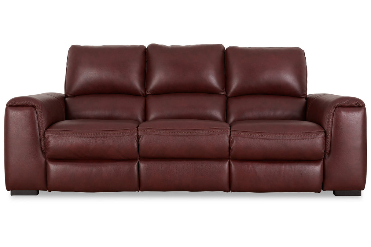 Alessandro Garnet Power Reclining Sofa from Ashley - Luna Furniture