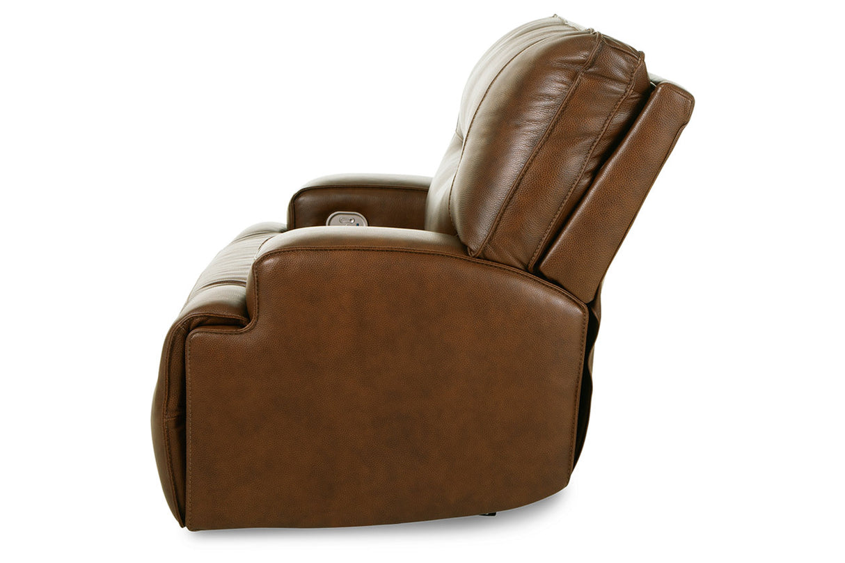 Francesca Auburn Power Recliner -  Ashley - Luna Furniture