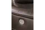 Salvatore Chocolate 2-Piece Power Reclining Loveseat from Ashley - Luna Furniture