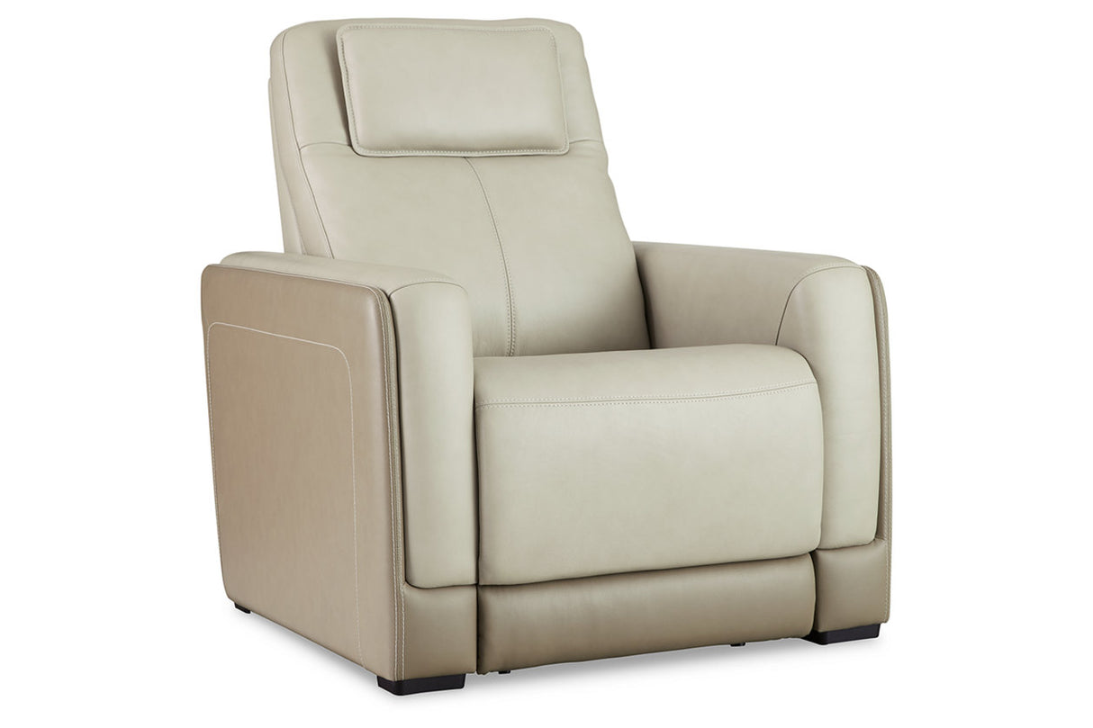 Battleville Almond Power Recliner from Ashley - Luna Furniture