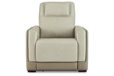 Battleville Almond Power Recliner from Ashley - Luna Furniture