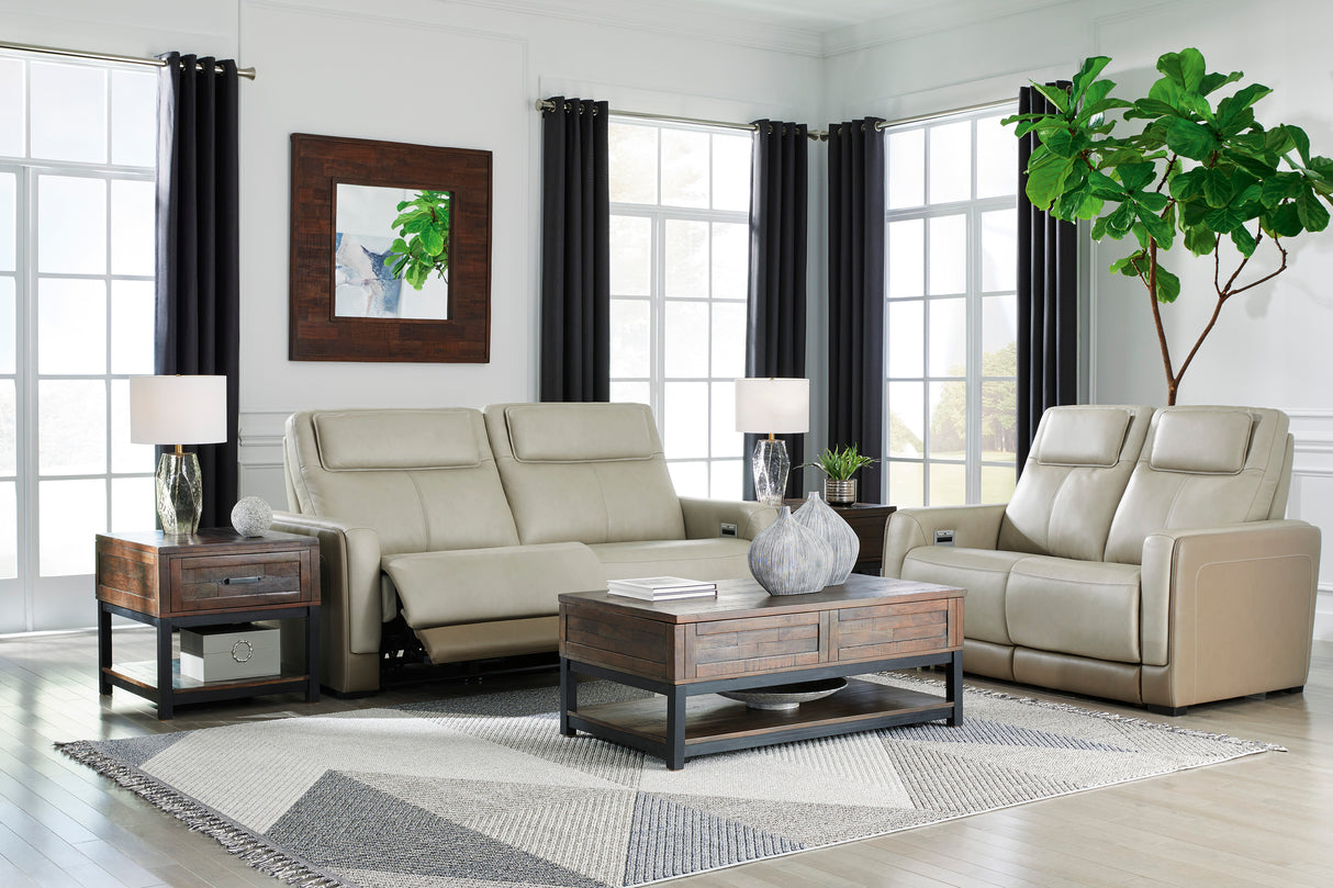 Battleville Almond Power Reclining Living Room Set from Ashley - Luna Furniture