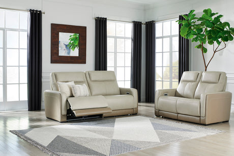 Battleville Almond Power Reclining Living Room Set from Ashley - Luna Furniture