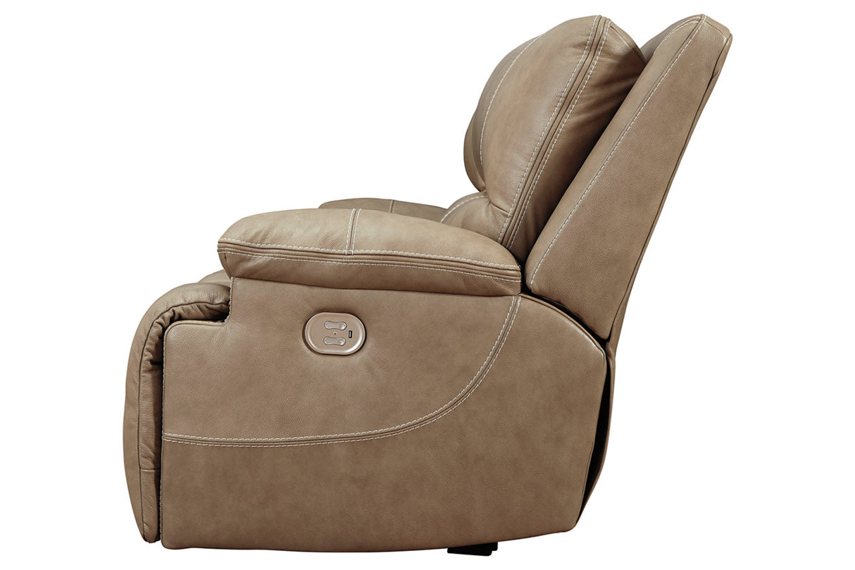 Ricmen Putty Power Reclining Sofa from Ashley - Luna Furniture