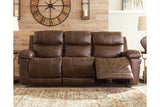 Edmar Chocolate Power Reclining Sofa -  - Luna Furniture