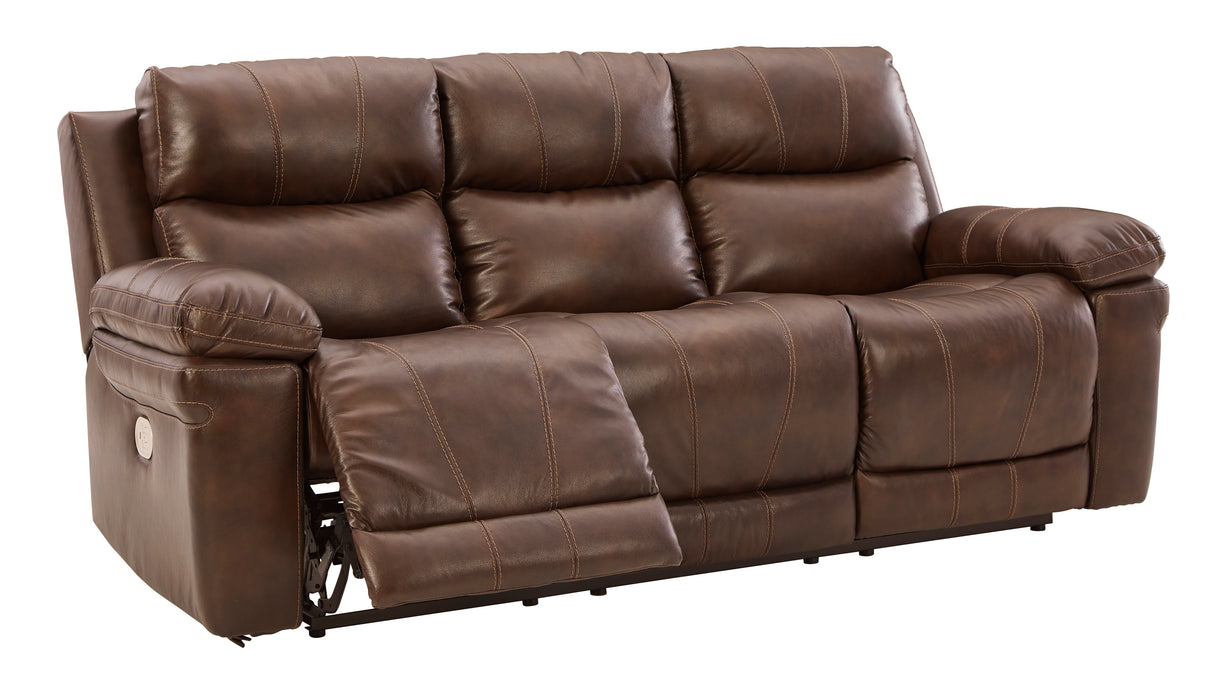 Edmar Chocolate Power Reclining Living Room Set - Luna Furniture