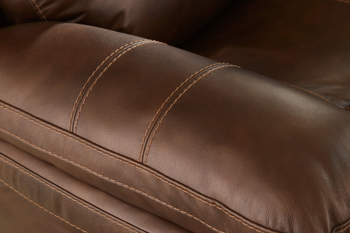 Edmar Chocolate Power Reclining Sofa -  - Luna Furniture