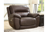 Dunleith Chocolate Power Recliner -  - Luna Furniture