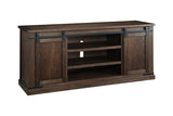 Budmore Rustic Brown 70" TV Stand from Ashley - Luna Furniture