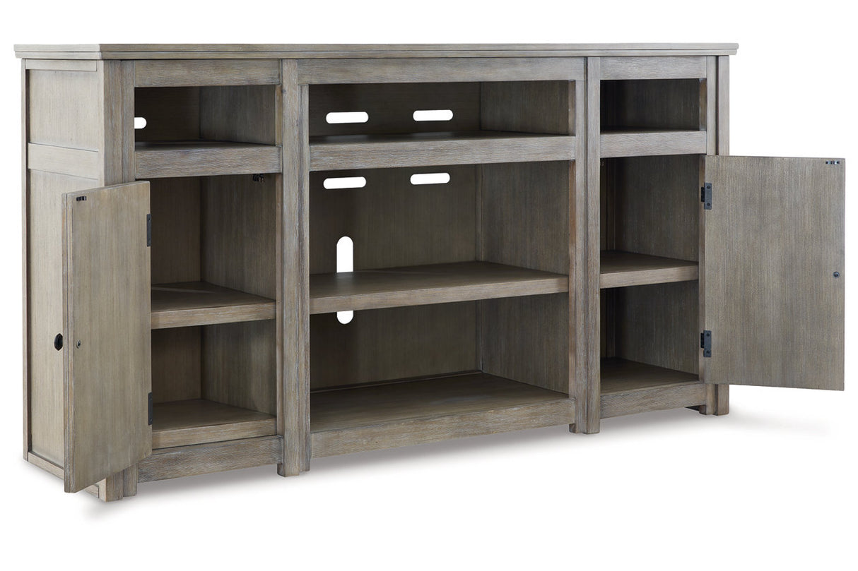 Moreshire Bisque 72" TV Stand -  Ashley - Luna Furniture