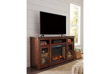 Harpan Reddish Brown 72" TV Stand -  - Luna Furniture