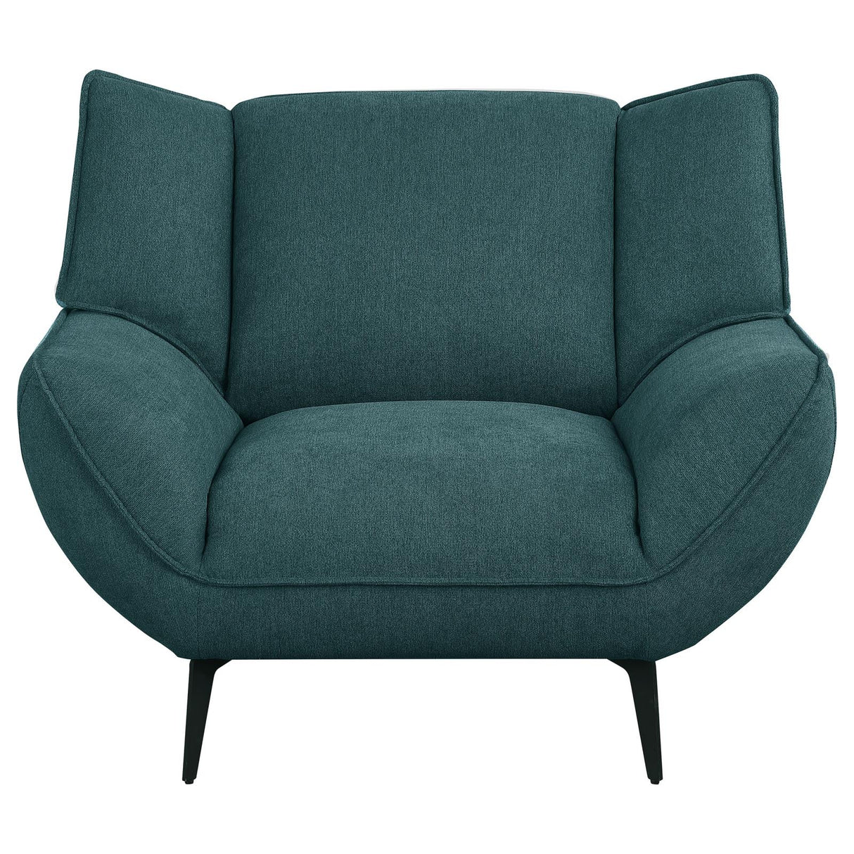 Acton 3-piece Upholstered Flared Arm Sofa Set Teal Blue from Coaster - Luna Furniture