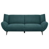 Acton 3-piece Upholstered Flared Arm Sofa Set Teal Blue from Coaster - Luna Furniture