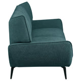 Acton 3-piece Upholstered Flared Arm Sofa Set Teal Blue from Coaster - Luna Furniture