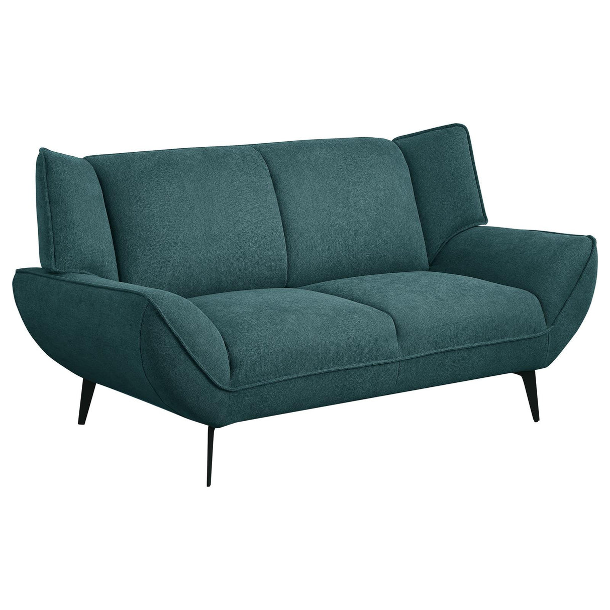 Acton 3-piece Upholstered Flared Arm Sofa Set Teal Blue from Coaster - Luna Furniture