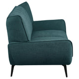 Acton 3-piece Upholstered Flared Arm Sofa Set Teal Blue from Coaster - Luna Furniture