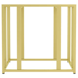 Adri Metal Frame End Table Matte Brass from Coaster - Luna Furniture