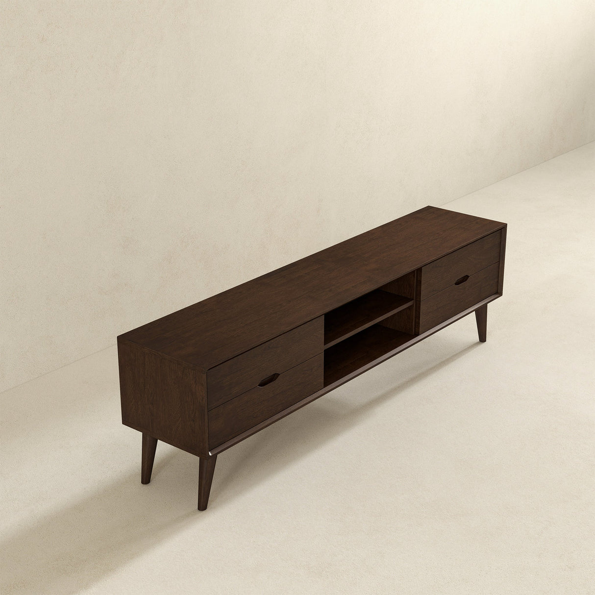 Adrian Mid-Century Modern TV Stand (Walnut) - AFC00101 - Luna Furniture