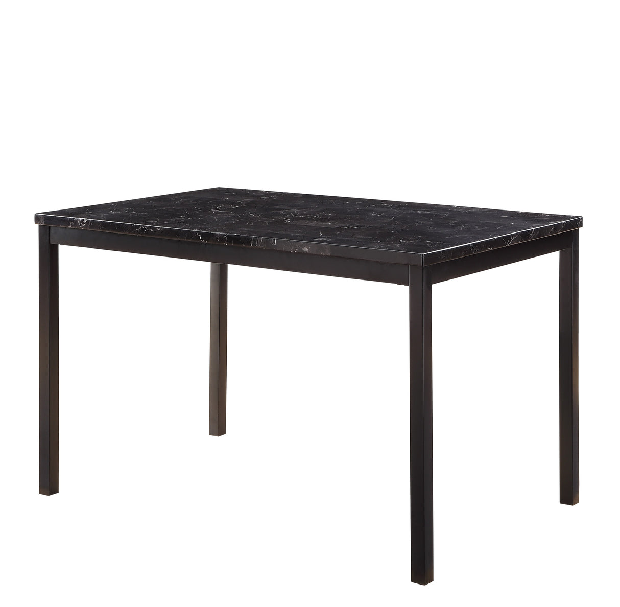 Tempe Black Marble-Top Dining Table -  Homelegance - Luna Furniture