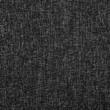 Akeela Linen Textured Fabric Bench Black from Meridian - Luna Furniture