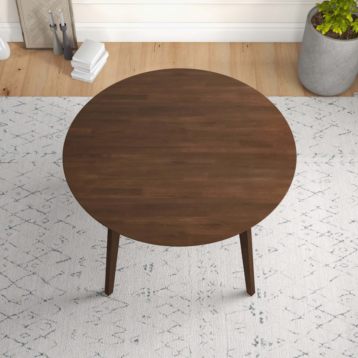 Alana Dining Table (Walnut) Walnut - AFC00038 - Luna Furniture