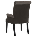 Alana Upholstered Tufted Arm Chair with Nailhead Trim from Coaster - Luna Furniture