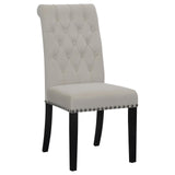 Alana Upholstered Tufted Side Chairs with Nailhead Trim, Set of 2 from Coaster - Luna Furniture