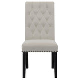 Alana Upholstered Tufted Side Chairs with Nailhead Trim, Set of 2 from Coaster - Luna Furniture