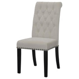 Alana Upholstered Tufted Side Chairs with Nailhead Trim, Set of 2 from Coaster - Luna Furniture