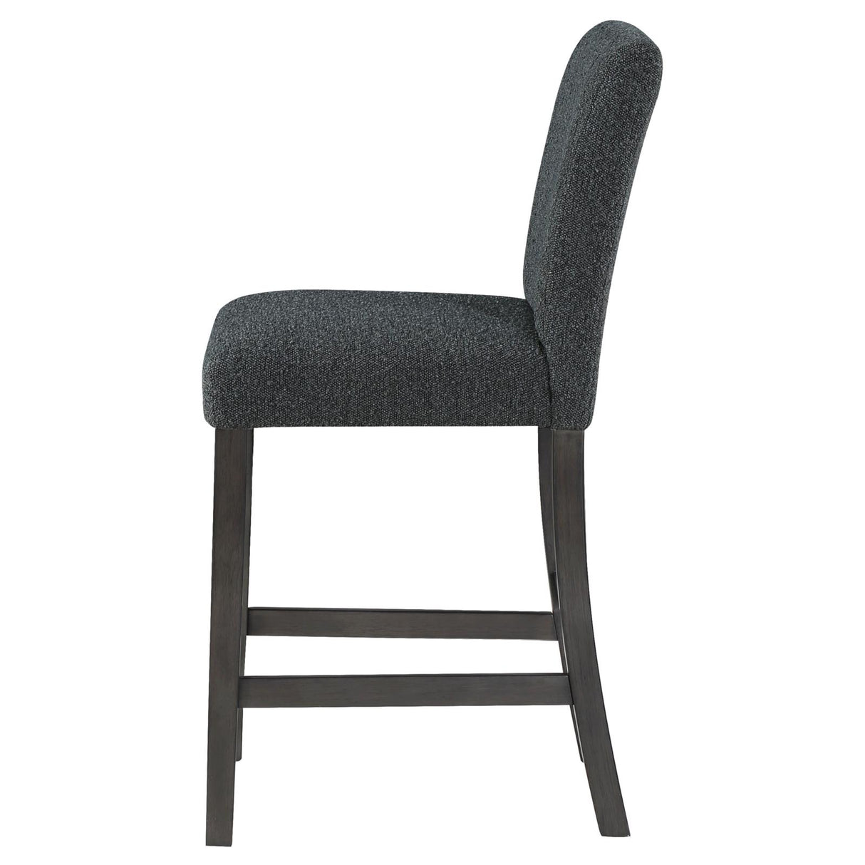 Alba Boucle Upholstered Counter Height Dining Chair Black and Charcoal Grey (Set of 2) from Coaster - Luna Furniture