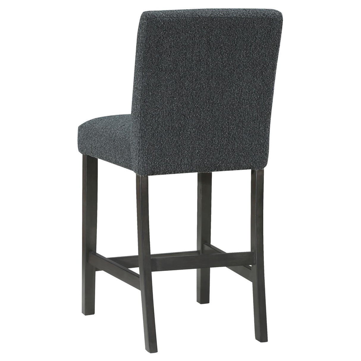 Alba Boucle Upholstered Counter Height Dining Chair Black and Charcoal Grey (Set of 2) from Coaster - Luna Furniture