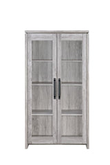 Alejo Gray Driftwood 2-Door Tall Cabinet from Coaster - Luna Furniture