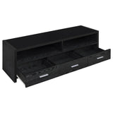 Alton 62" 3-Drawer TV Console Black Oak from Coaster - Luna Furniture