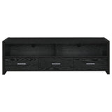 Alton 62" 3-Drawer TV Console Black Oak from Coaster - Luna Furniture