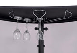 Amarillo Black/Chrome 2-Tier Bar Unit from Coaster - Luna Furniture