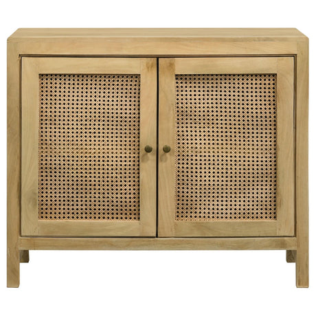 Amaryllis Rectangular 2-door Accent Cabinet Natural - 953555 - Luna Furniture