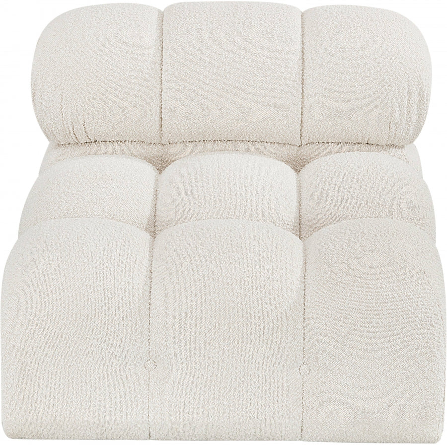 Ames Boucle Fabric Living Room Chair Cream from Meridian - Luna Furniture