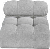 Ames Boucle Fabric Living Room Chair Grey from Meridian - Luna Furniture