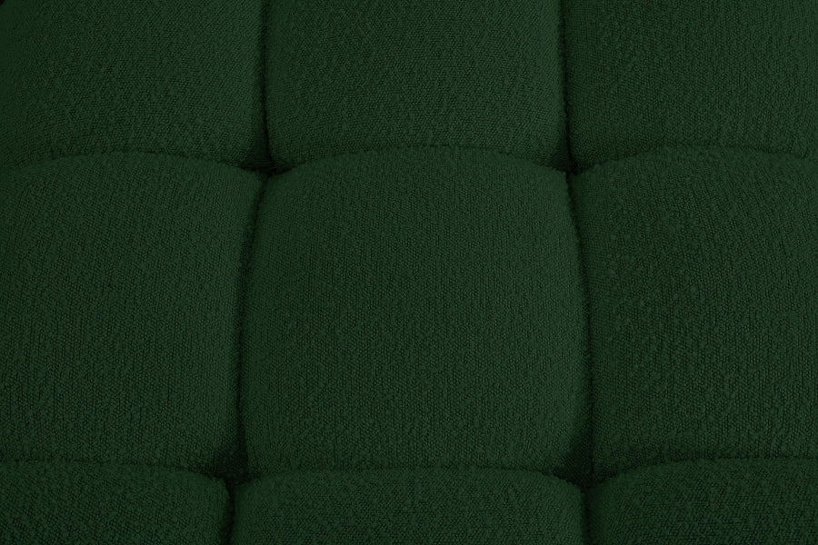 Ames Boucle Fabric Sectional Green from Meridian - Luna Furniture