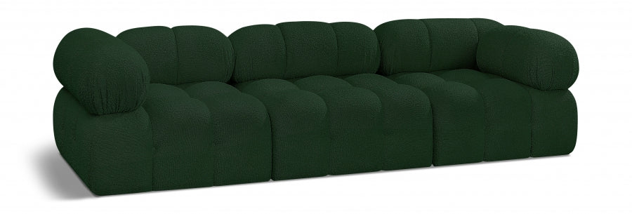 Ames Boucle Fabric Sofa Green from Meridian - Luna Furniture