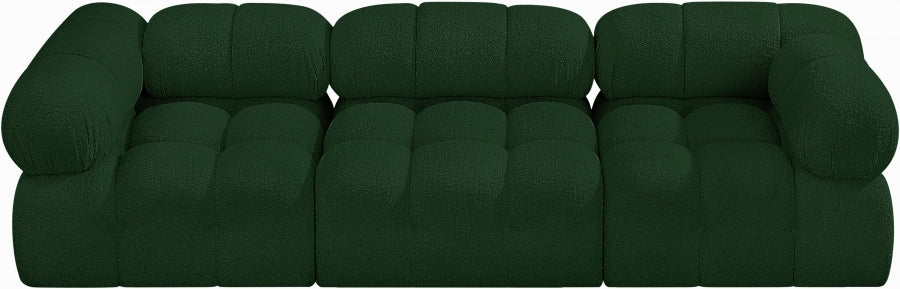 Ames Boucle Fabric Sofa Green from Meridian - Luna Furniture