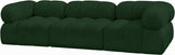 Ames Boucle Fabric Sofa Green from Meridian - Luna Furniture