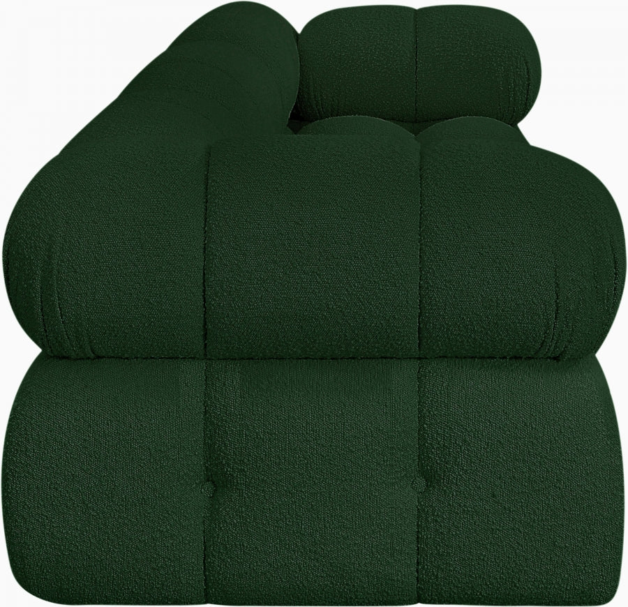 Ames Boucle Fabric Sofa Green from Meridian - Luna Furniture