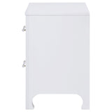 Anastasia 2-drawer Nightstand Bedside Table Pearl White from Coaster - Luna Furniture