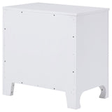 Anastasia 2-drawer Nightstand Bedside Table Pearl White from Coaster - Luna Furniture