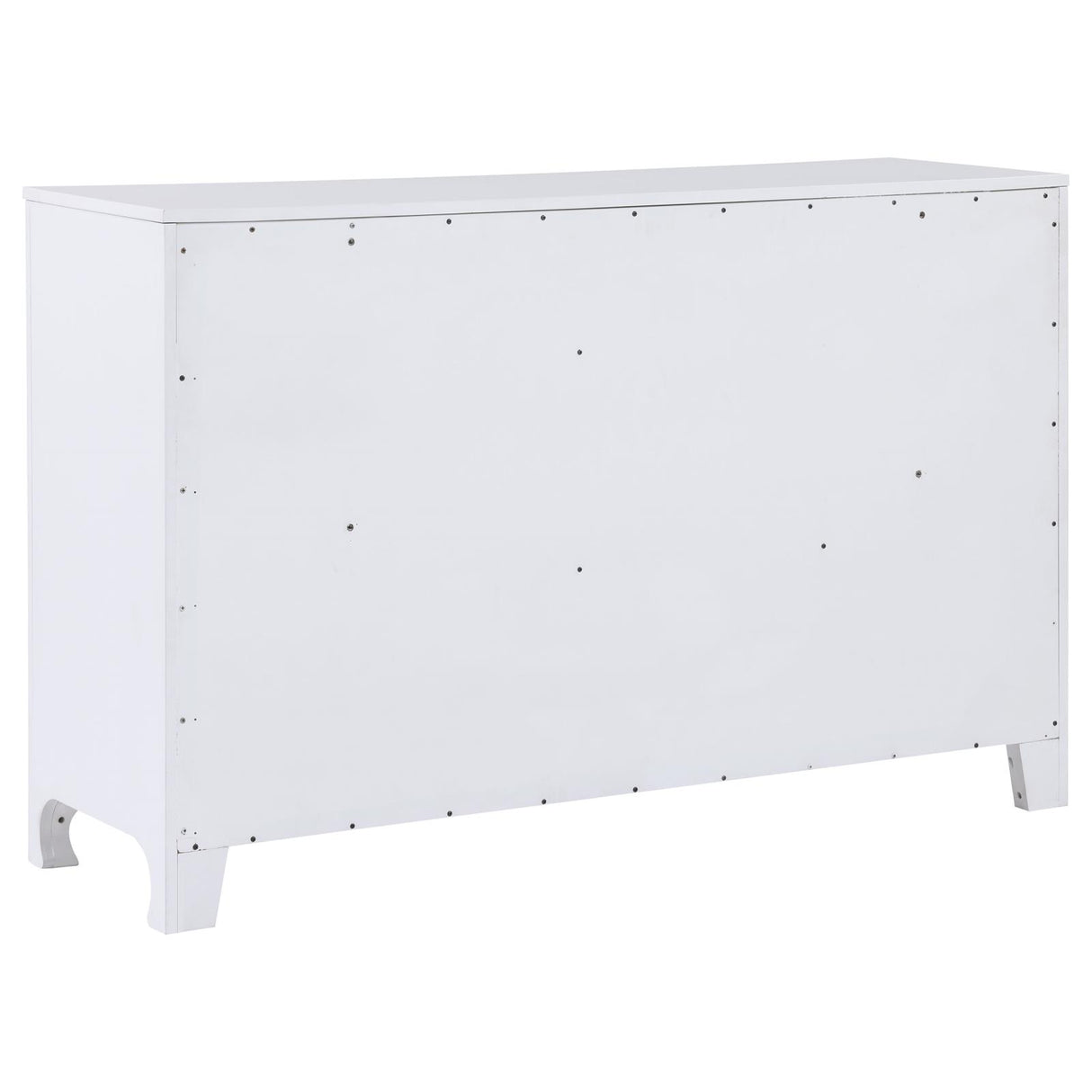 Anastasia 6-drawer Bedroom Dresser Pearl White from Coaster - Luna Furniture