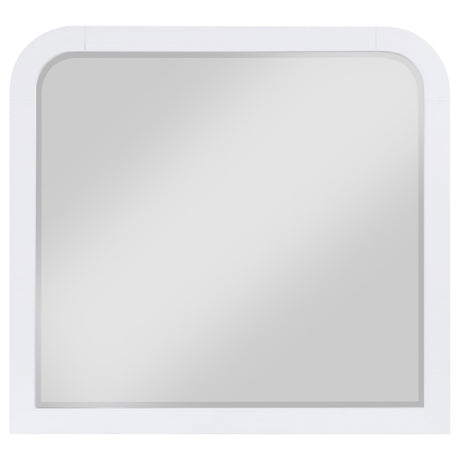 Anastasia Dresser Mirror Pearl White from Coaster - Luna Furniture