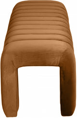 Andaz Velvet Bench Saddle from Meridian - Luna Furniture