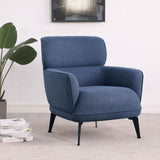 Andrea Blue Heavy Duty High Back Accent Chair from Coaster - Luna Furniture