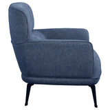 Andrea Blue Heavy Duty High Back Accent Chair from Coaster - Luna Furniture